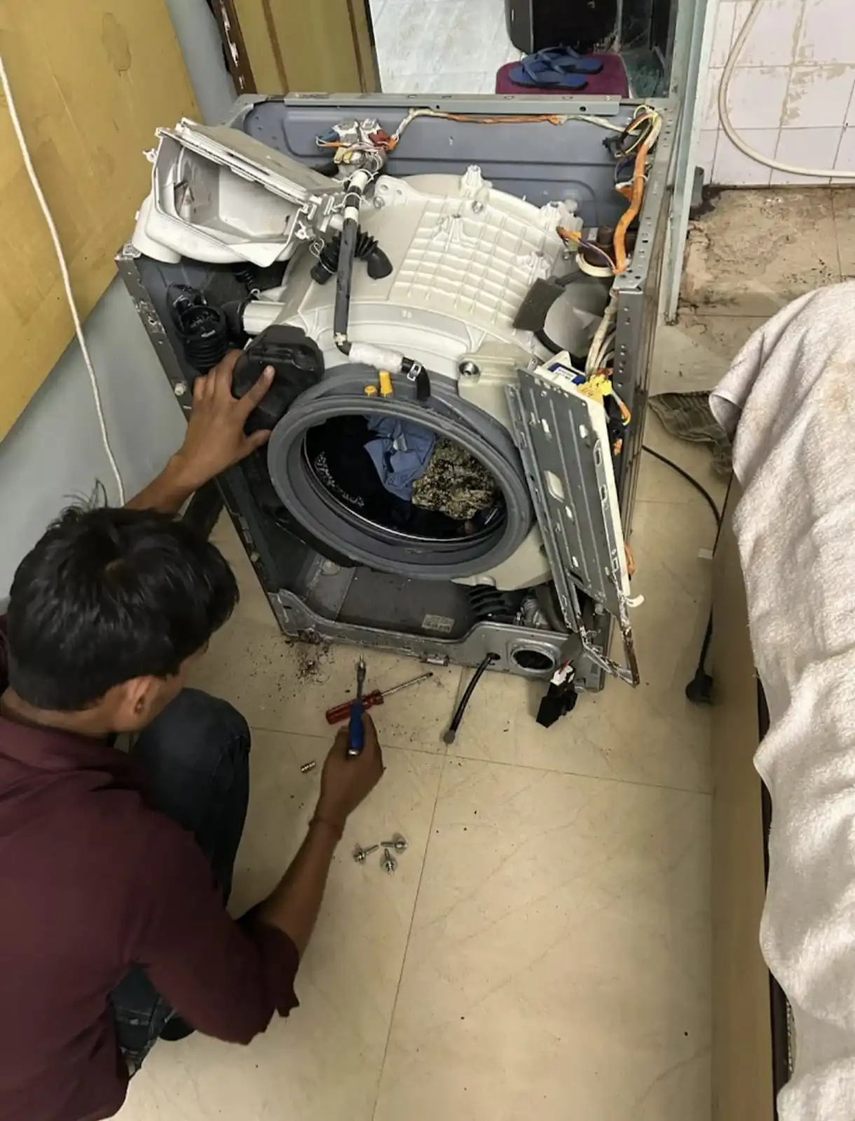 lg front load washing machine repair